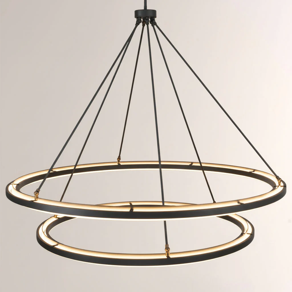Perezin 2-Tier Round Chandelier 60" - Image 3