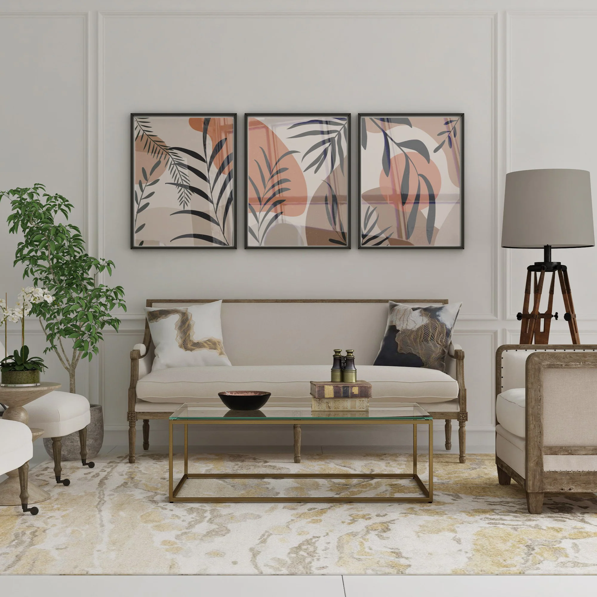 طقم تابلوهات 120×60سم- PIC116 - Image 1
