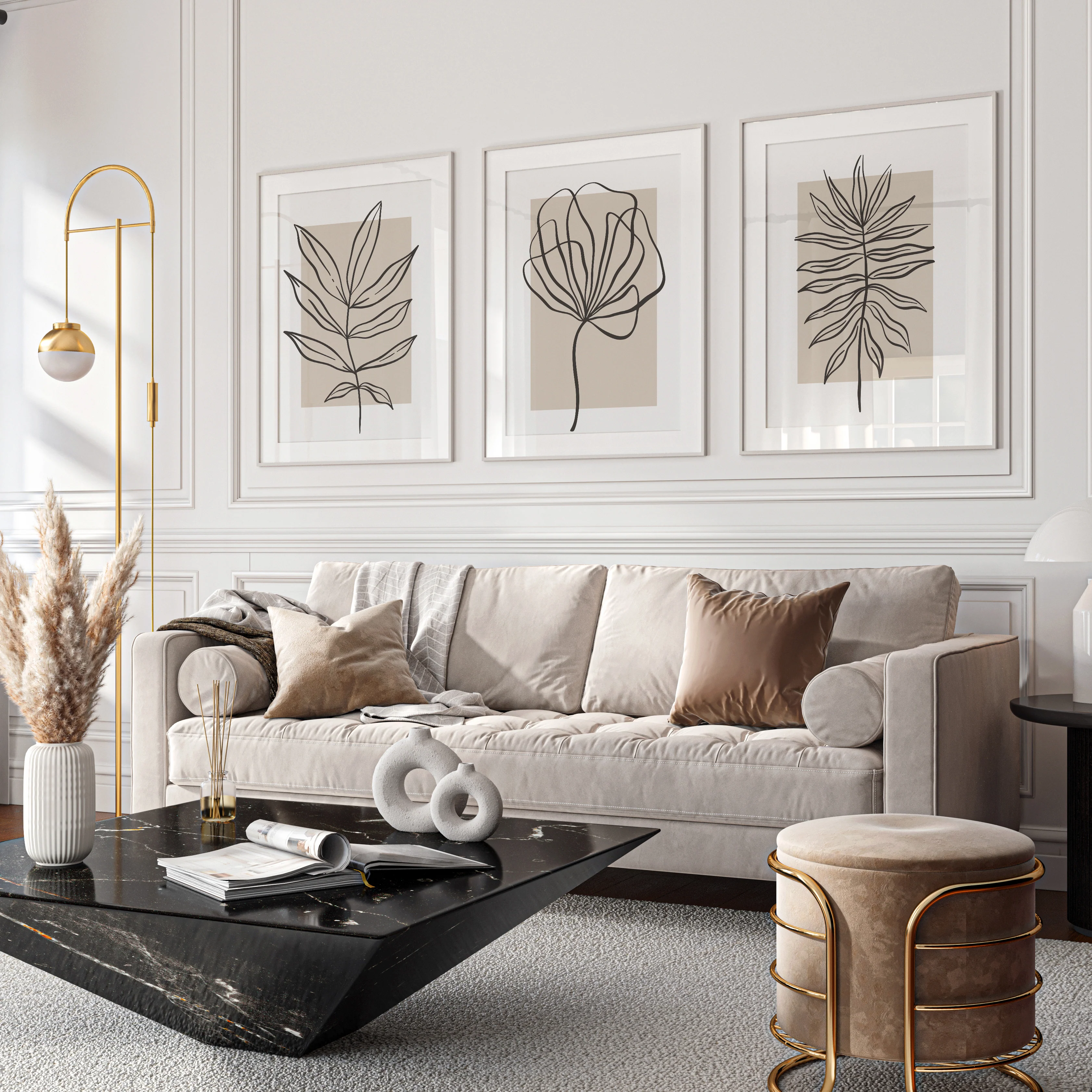طقم تابلوهات 120×60سم- PIC123 - Image 1