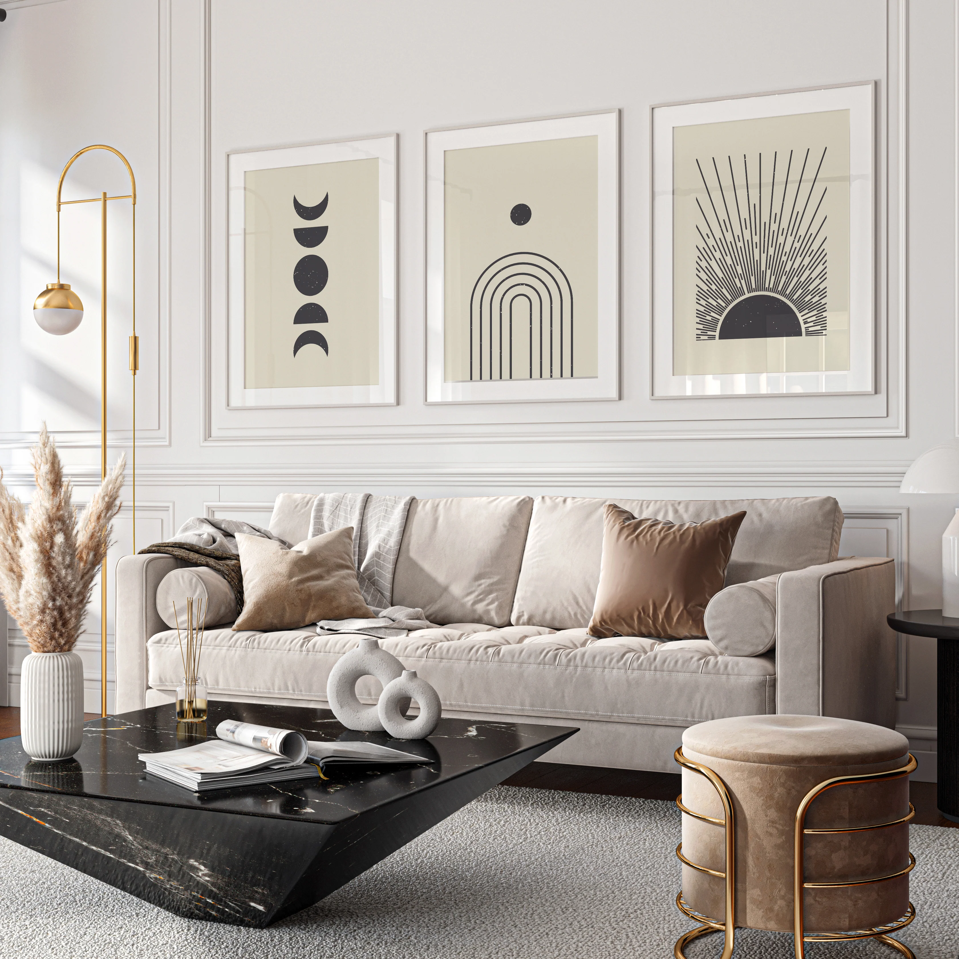 طقم تابلوهات 120×60سم- PIC127 - Image 1