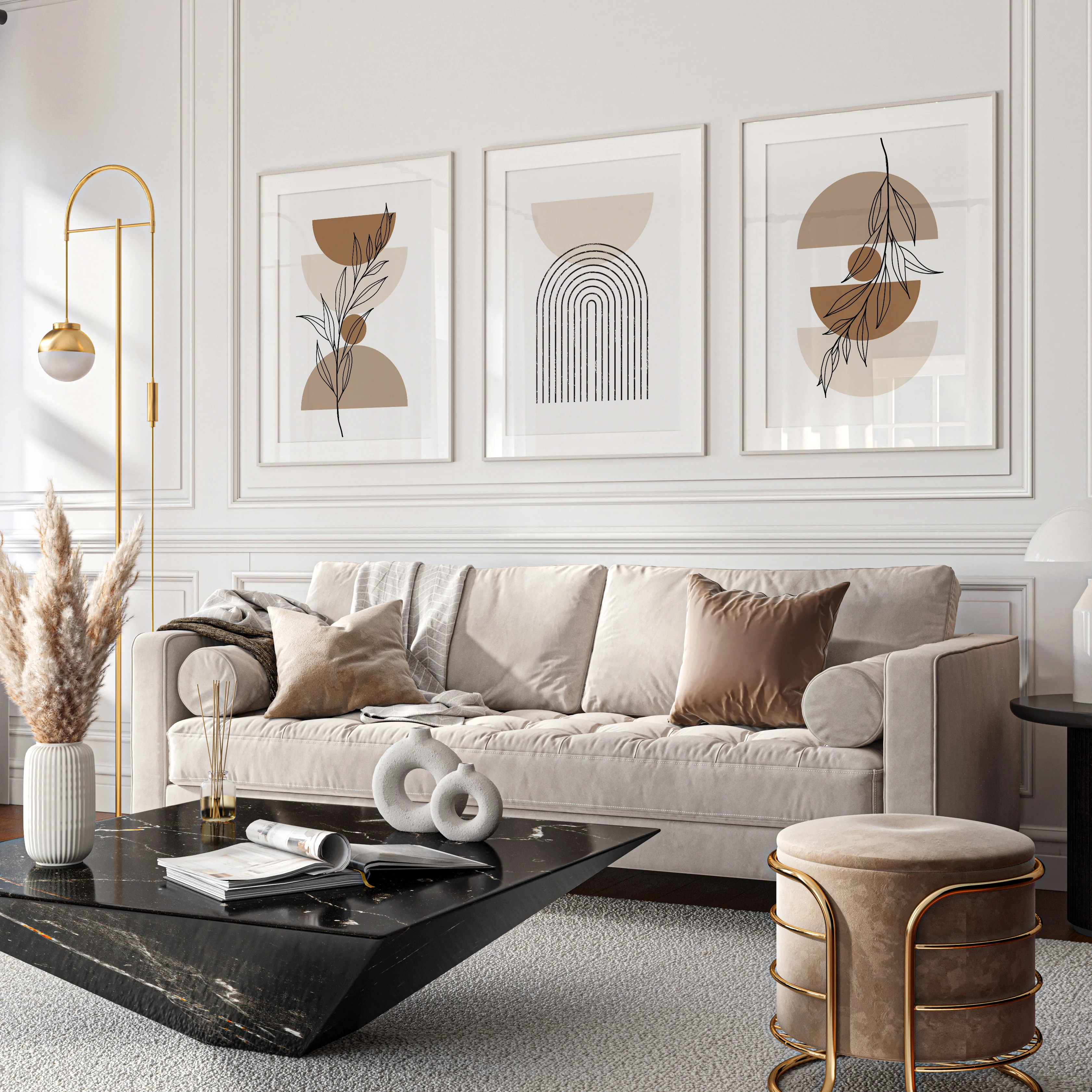 طقم تابلوهات 120×60سم- PIC130 - Image 1