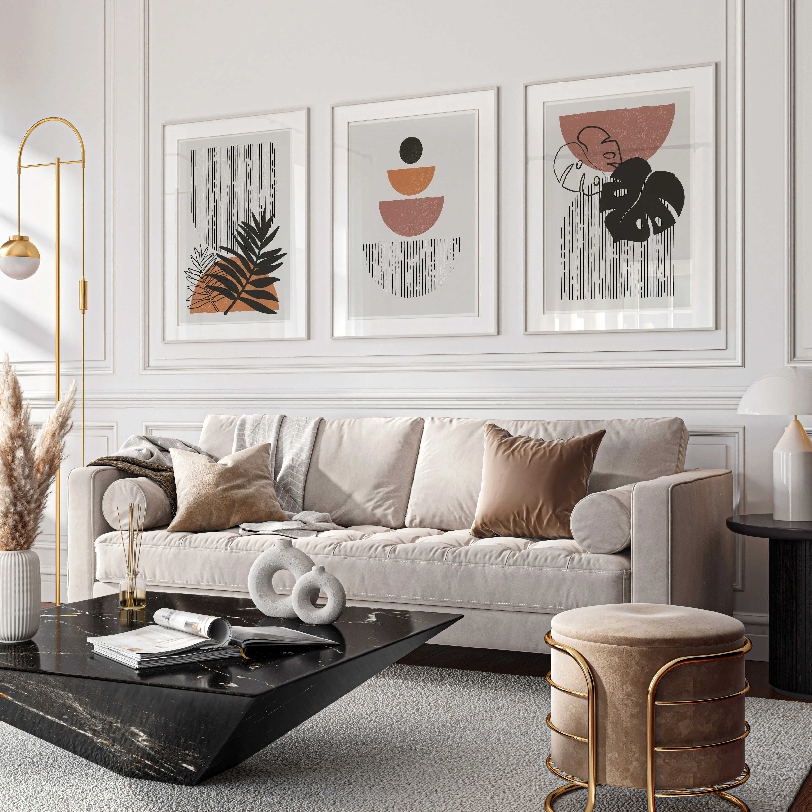 طقم تابلوهات 120×60سم- PIC133 - Image 1