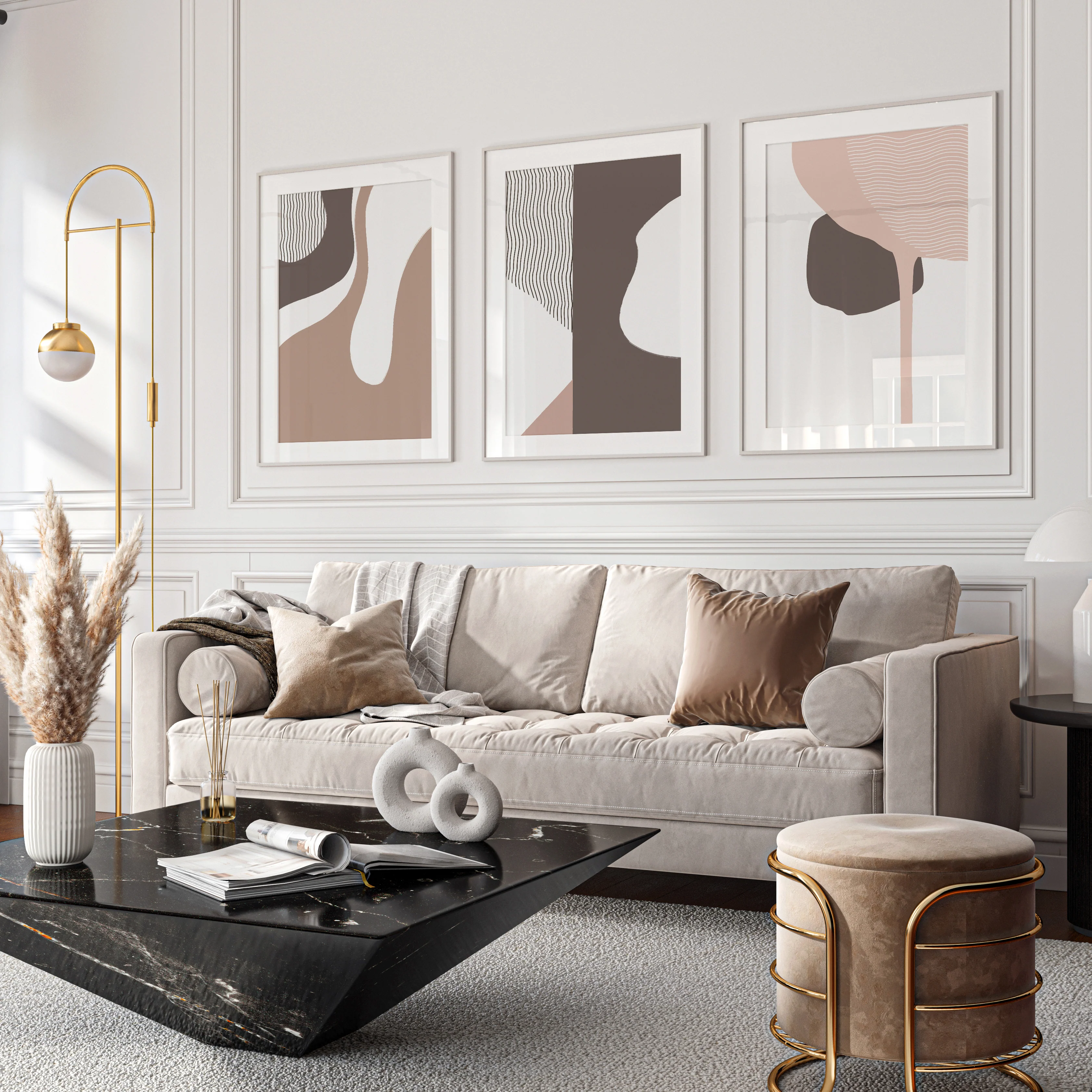 طقم تابلوهات 120×60سم- PIC134 - Image 1