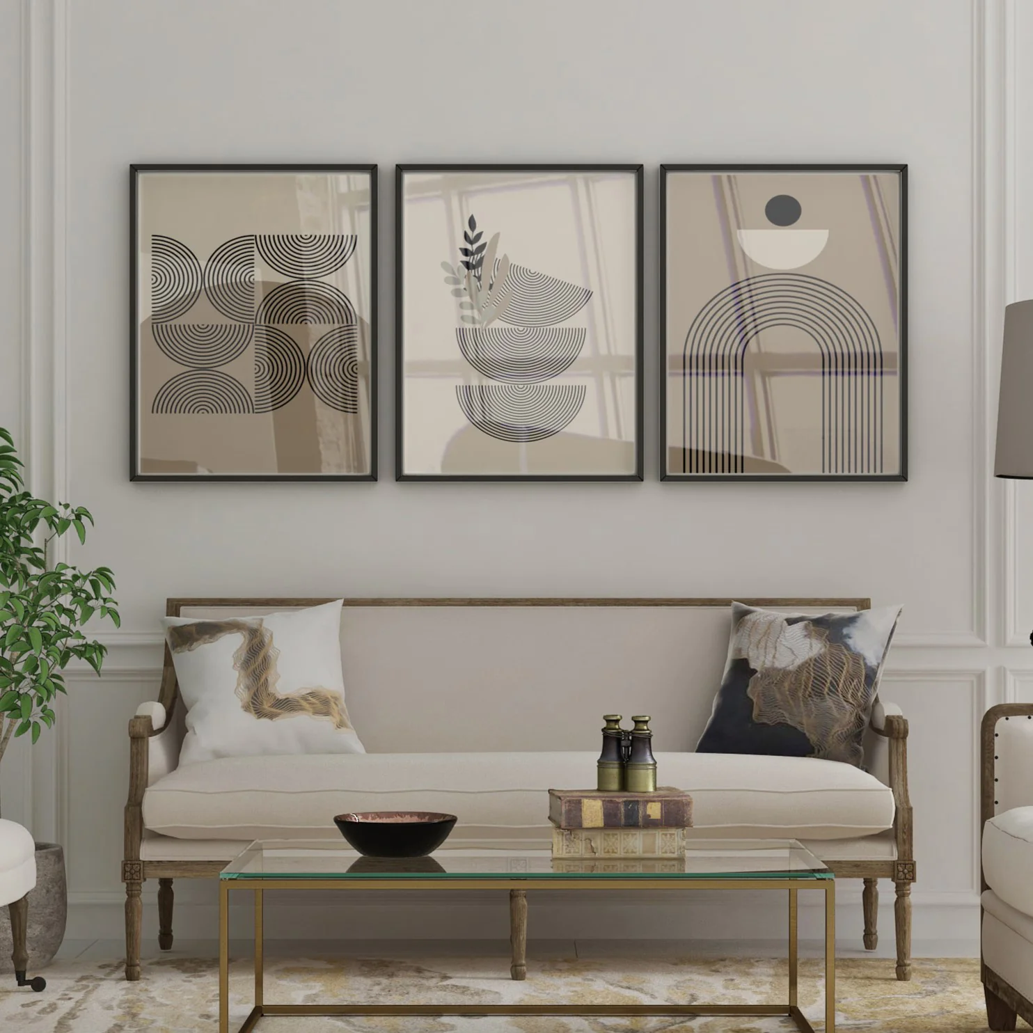 طقم تابلوهات 120×60سم- PIC142 - Image 1
