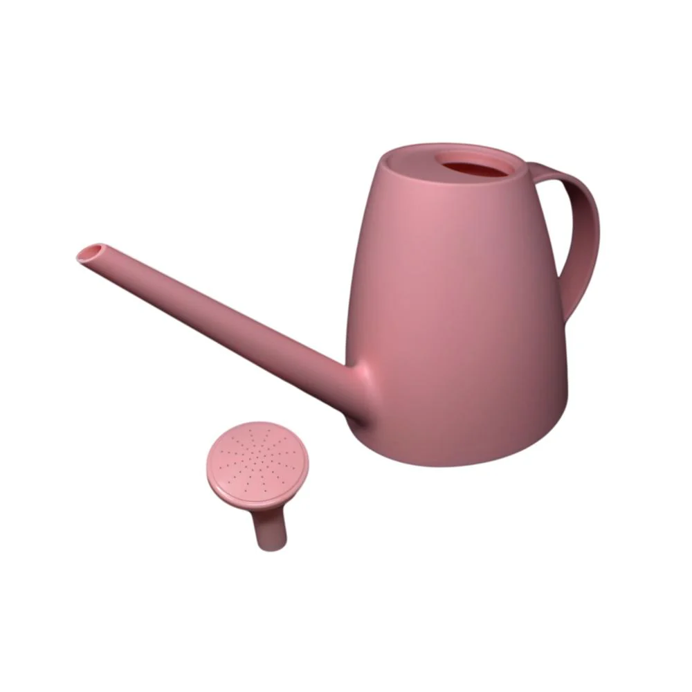 rePotme 1 Quart Plastic Watering Can with Rose - Carnation Pink - Image 2