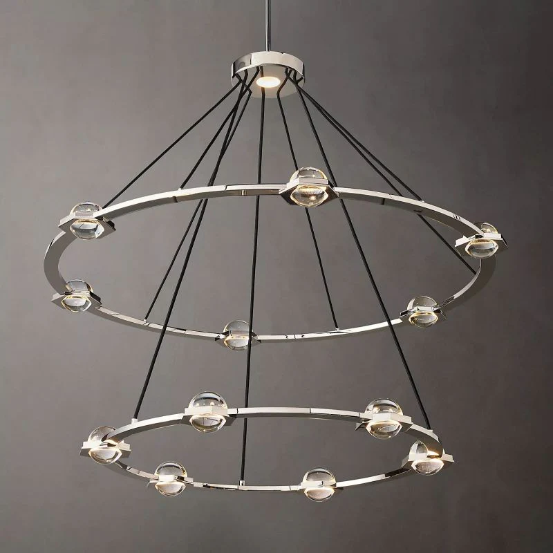 Planet Two-tier Round Chandelier 48" - Image 3