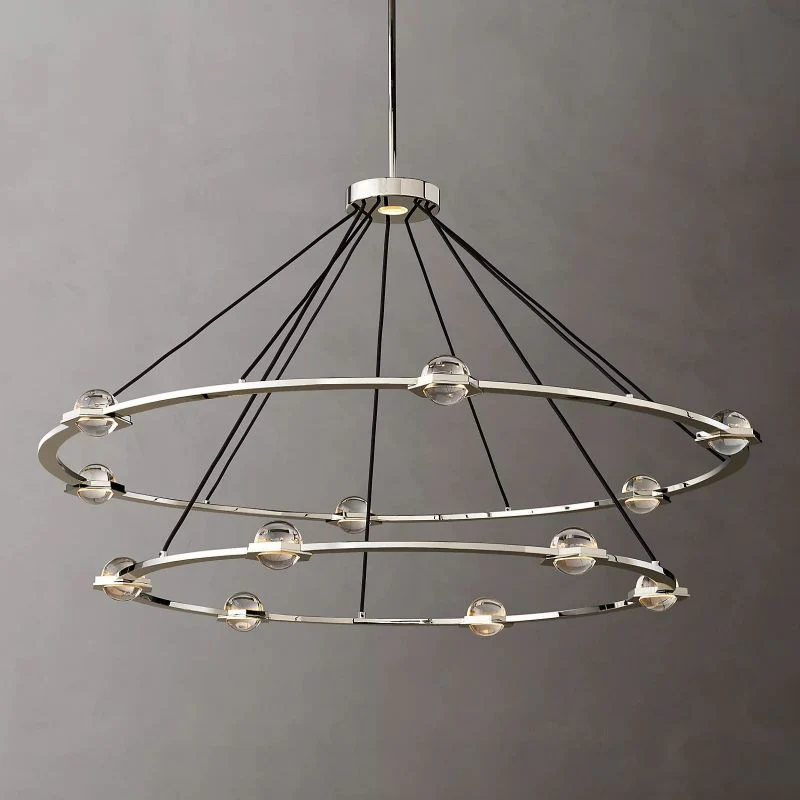 Planet Two-tier Round Chandelier 60" - Image 3