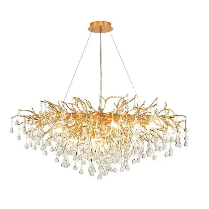 Golden Briar Raindrop Linear Chandelier - Image 3