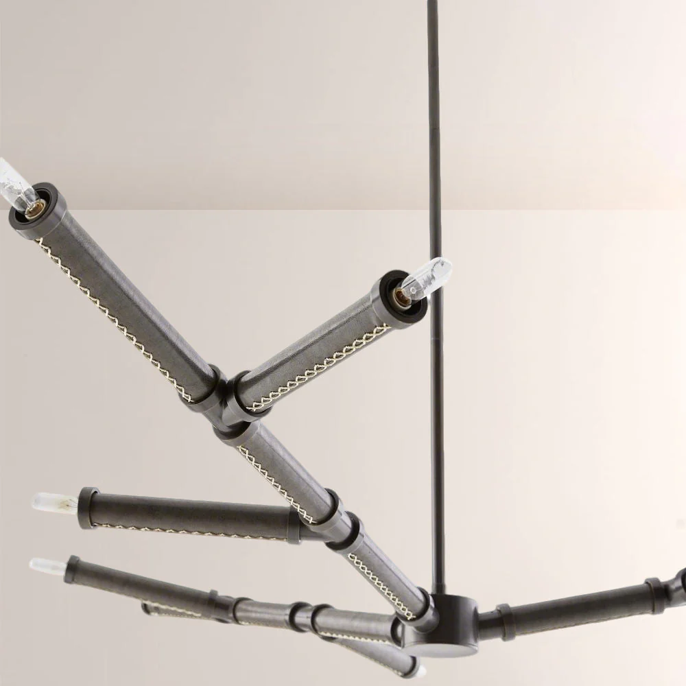 Pridge Leather Chandelier - Image 3