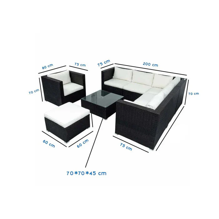 طقم أثاث خارجي - 5 قطع - ORN54 - Image 3