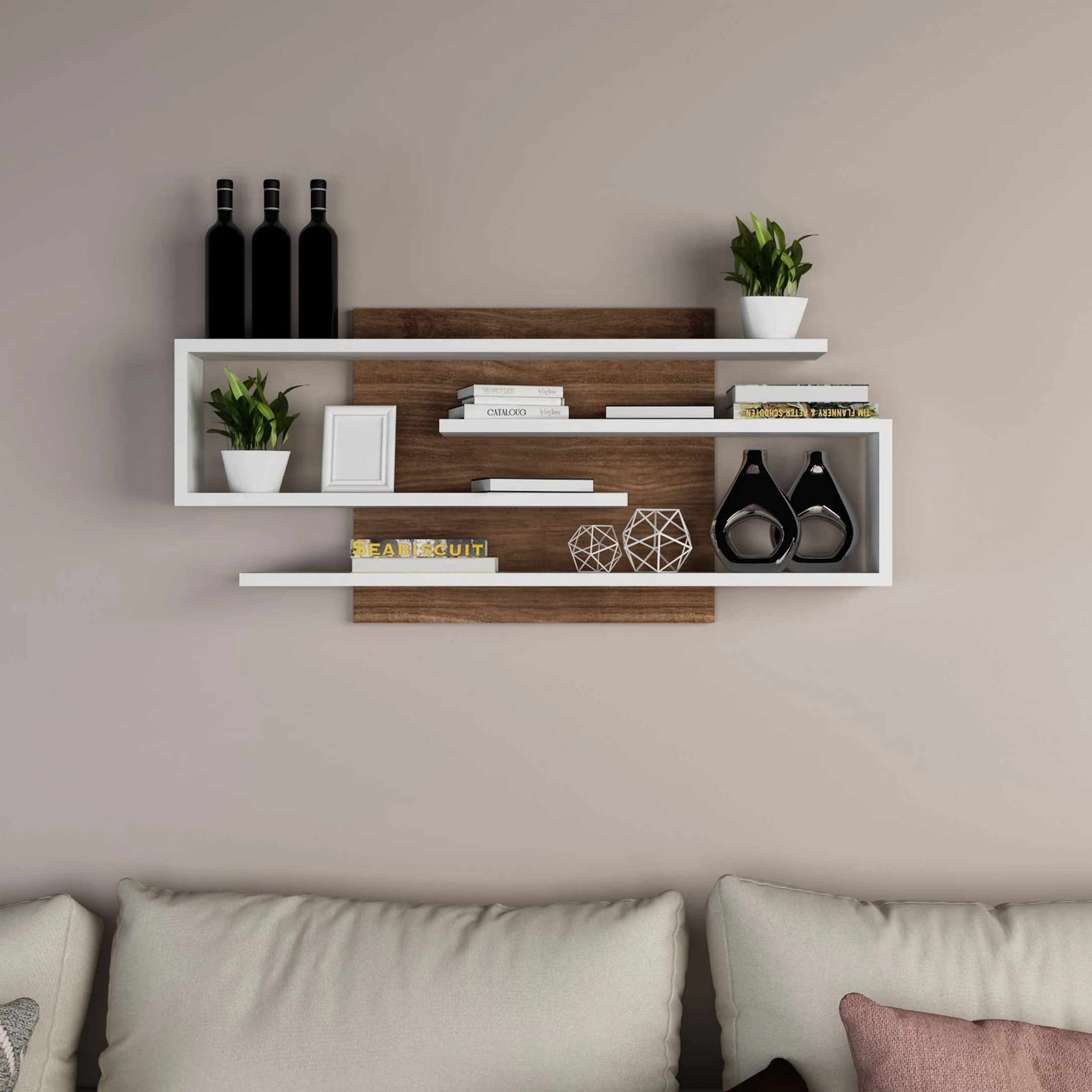أرفف حائط ديكور 15×100سم - LOG108 - Image 1