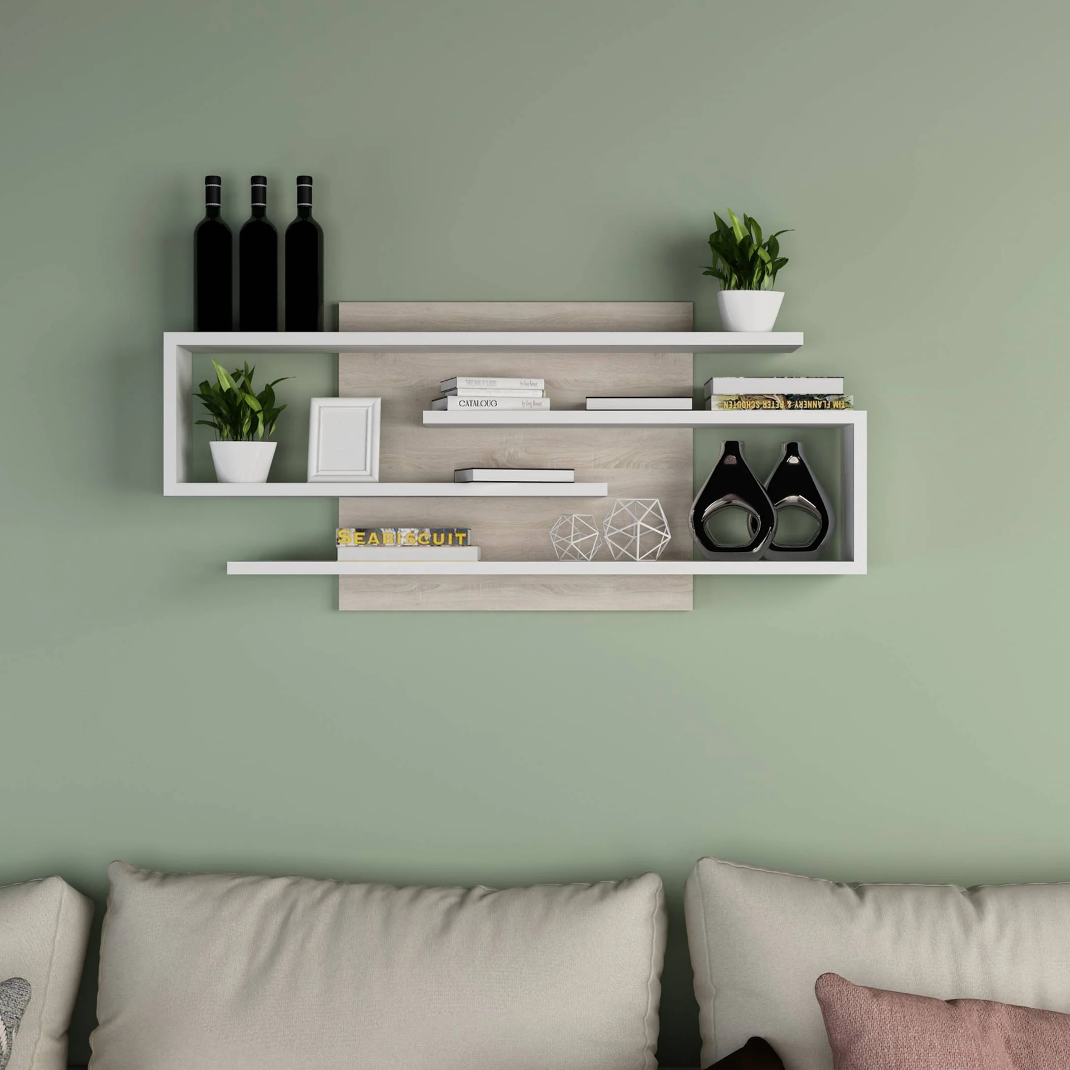 أرفف حائط ديكور 15×100سم - LOG109 - Image 1