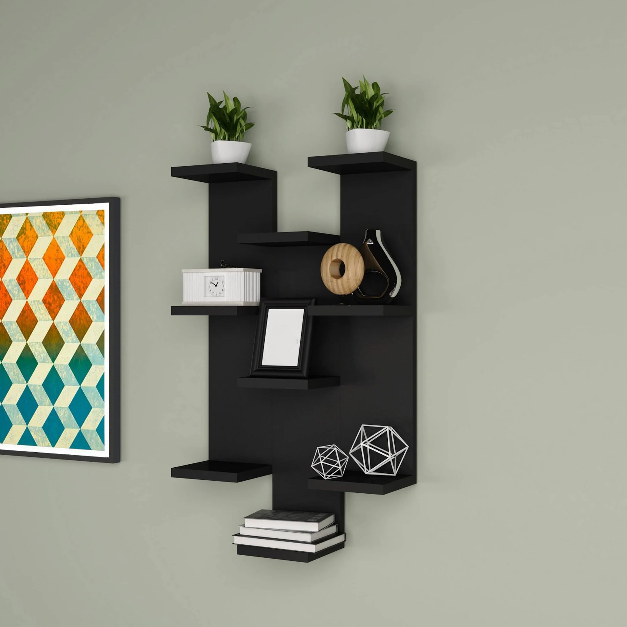 أرفف حائط ديكور 15×45سم - LOG66 - Image 1