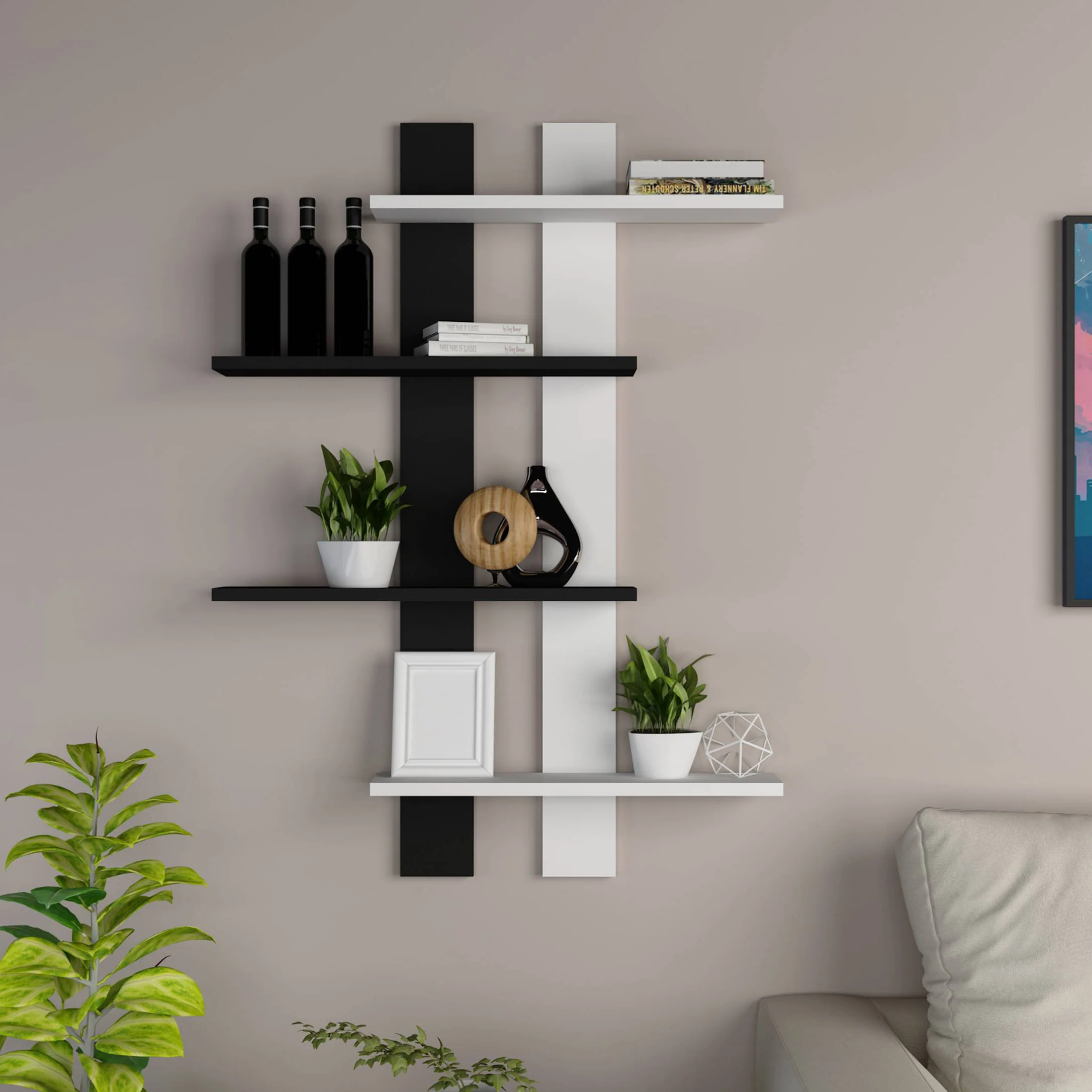 أرفف حائط ديكور 15×85سم - LOG58 - Image 1