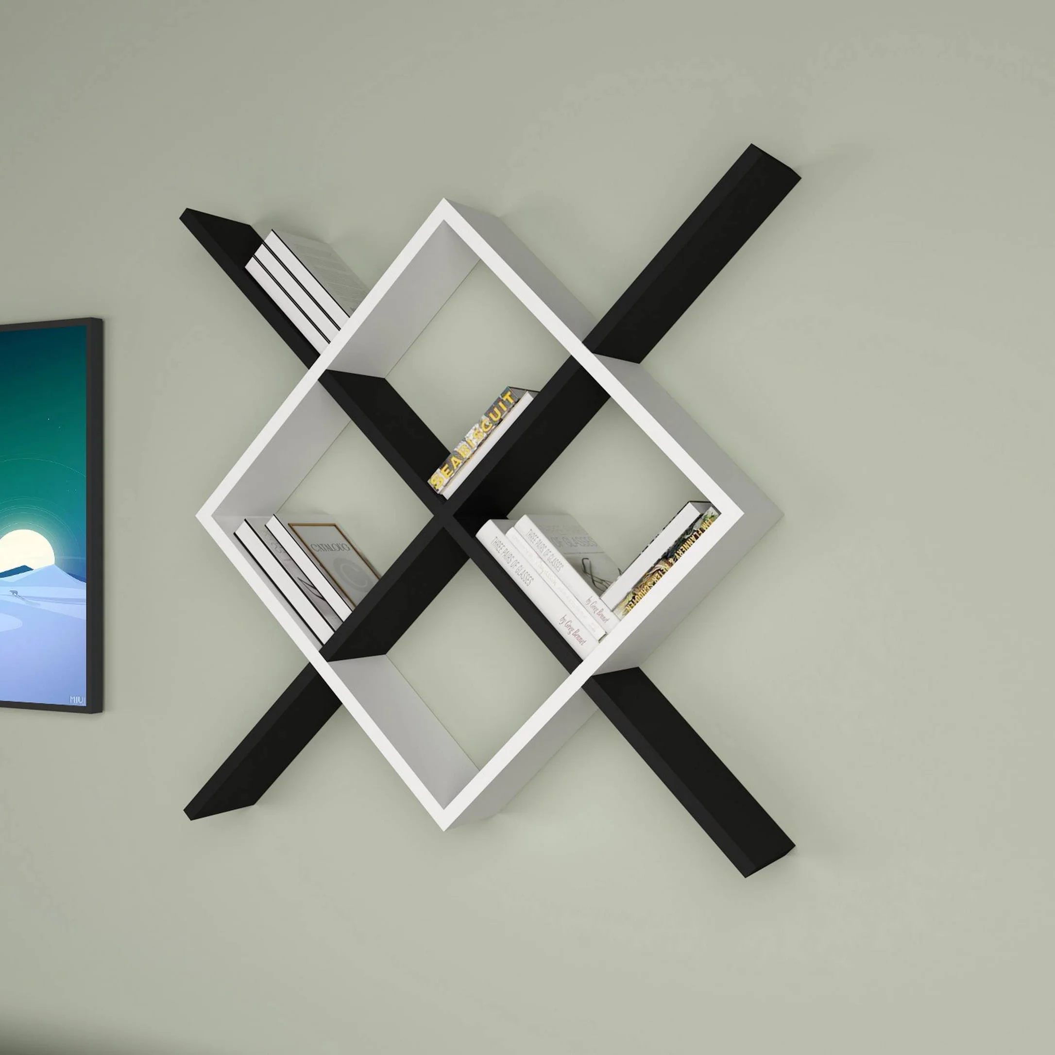 أرفف حائط ديكور 15×110سم - LOG90 - Image 1