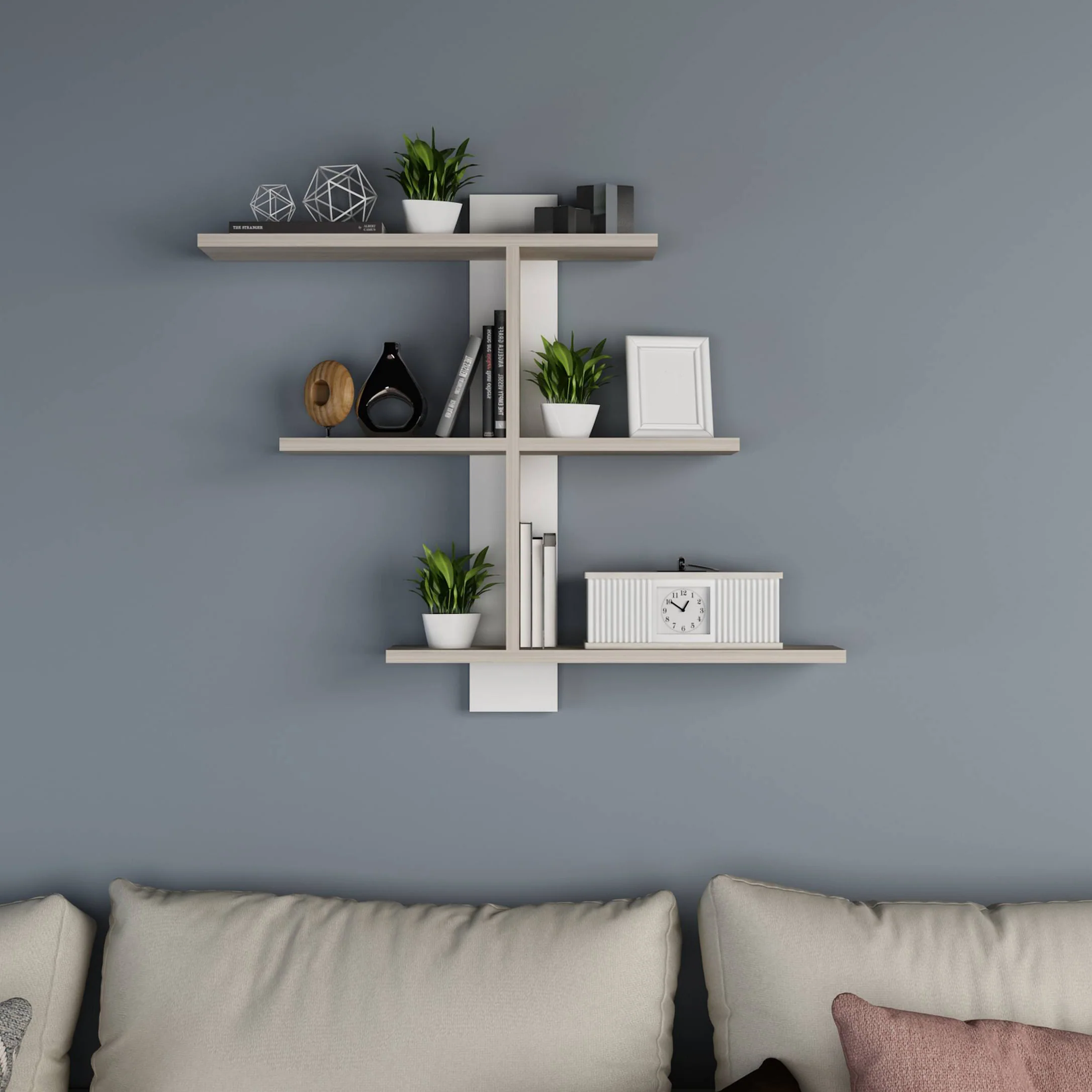 أرفف حائط ديكور 15×90سم - LOG86 - Image 1
