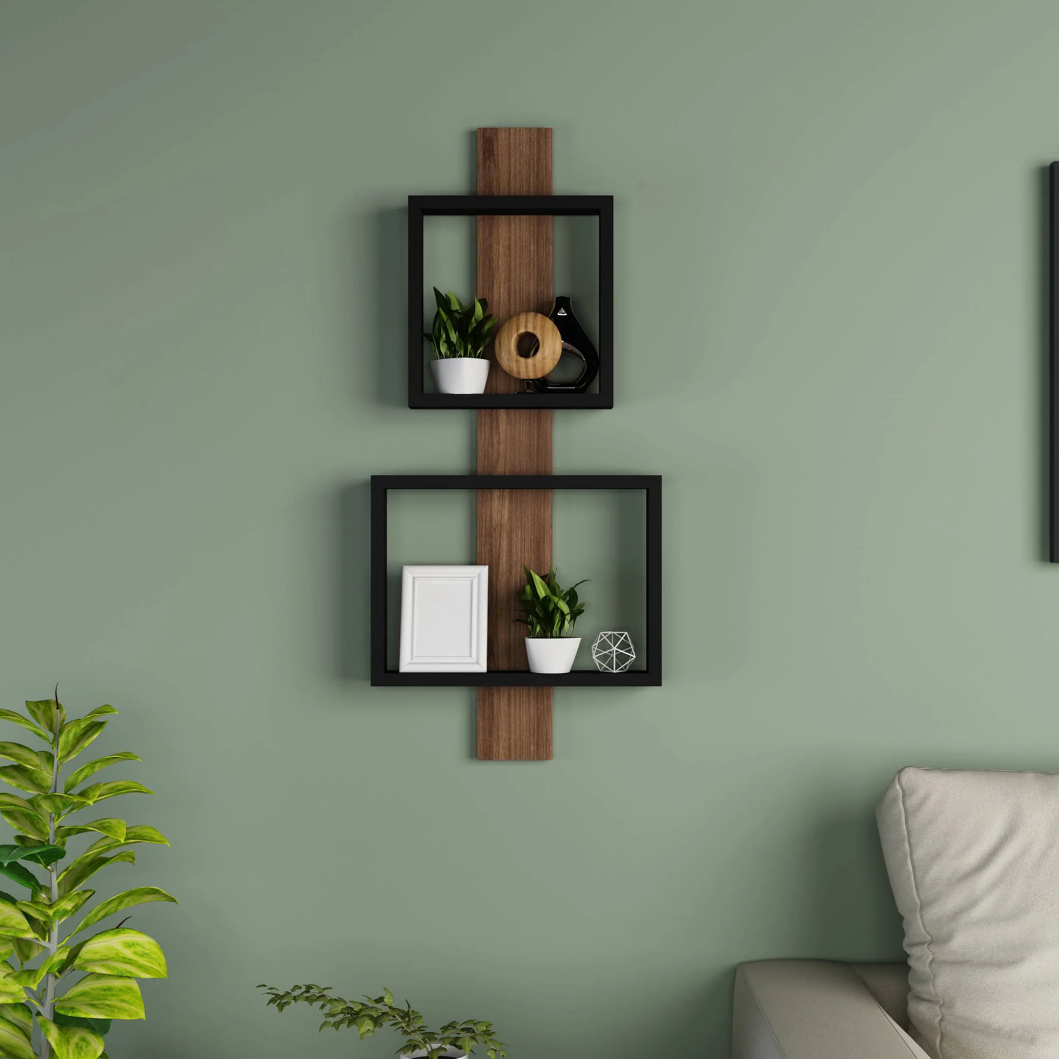 أرفف حائط ديكور 10×40سم - LOG93 - Image 1