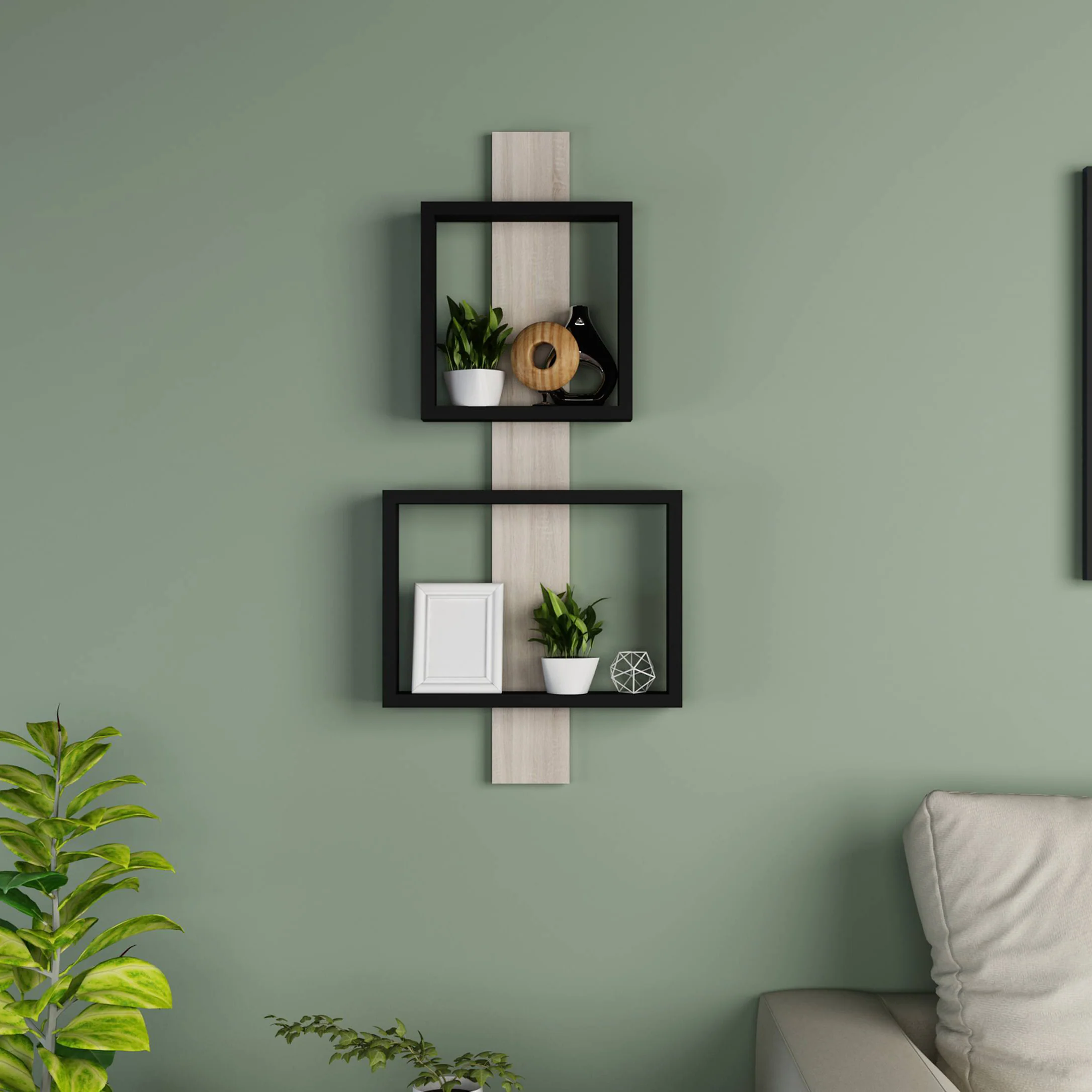أرفف حائط ديكور 10×40سم - LOG95 - Image 1