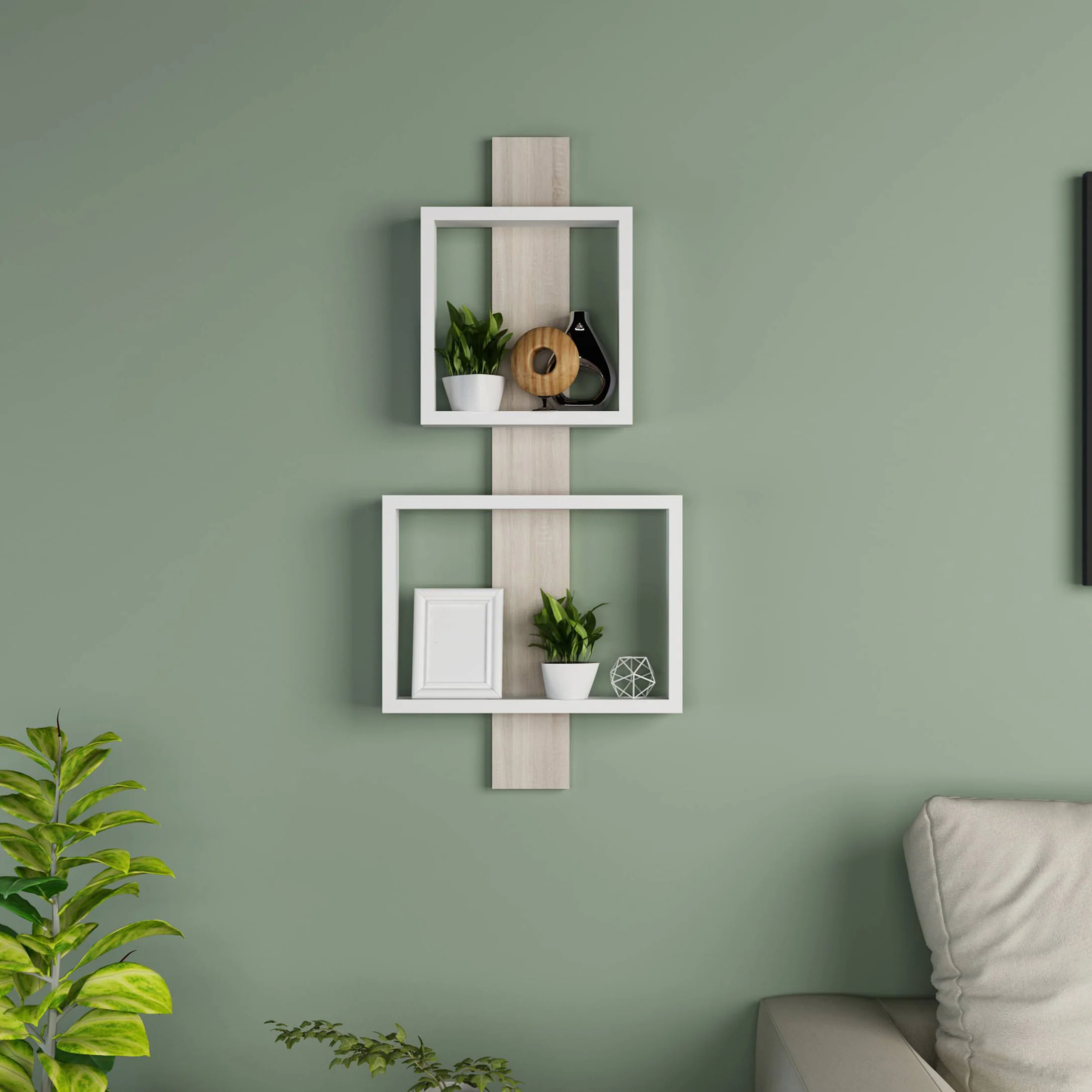 أرفف حائط ديكور 10×40سم - LOG92 - Image 1
