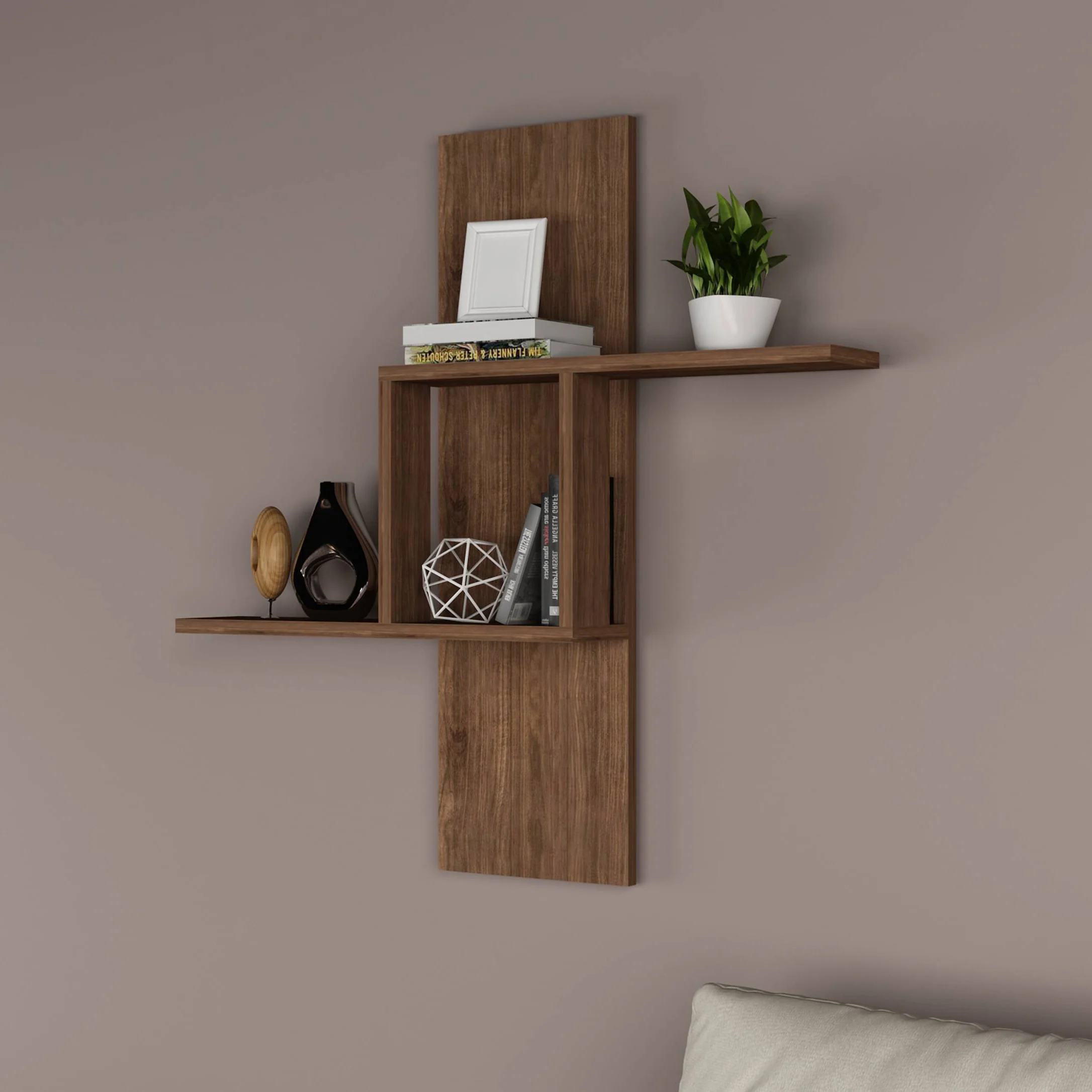 أرفف حائط ديكور 15×90سم - LOG74 - Image 1