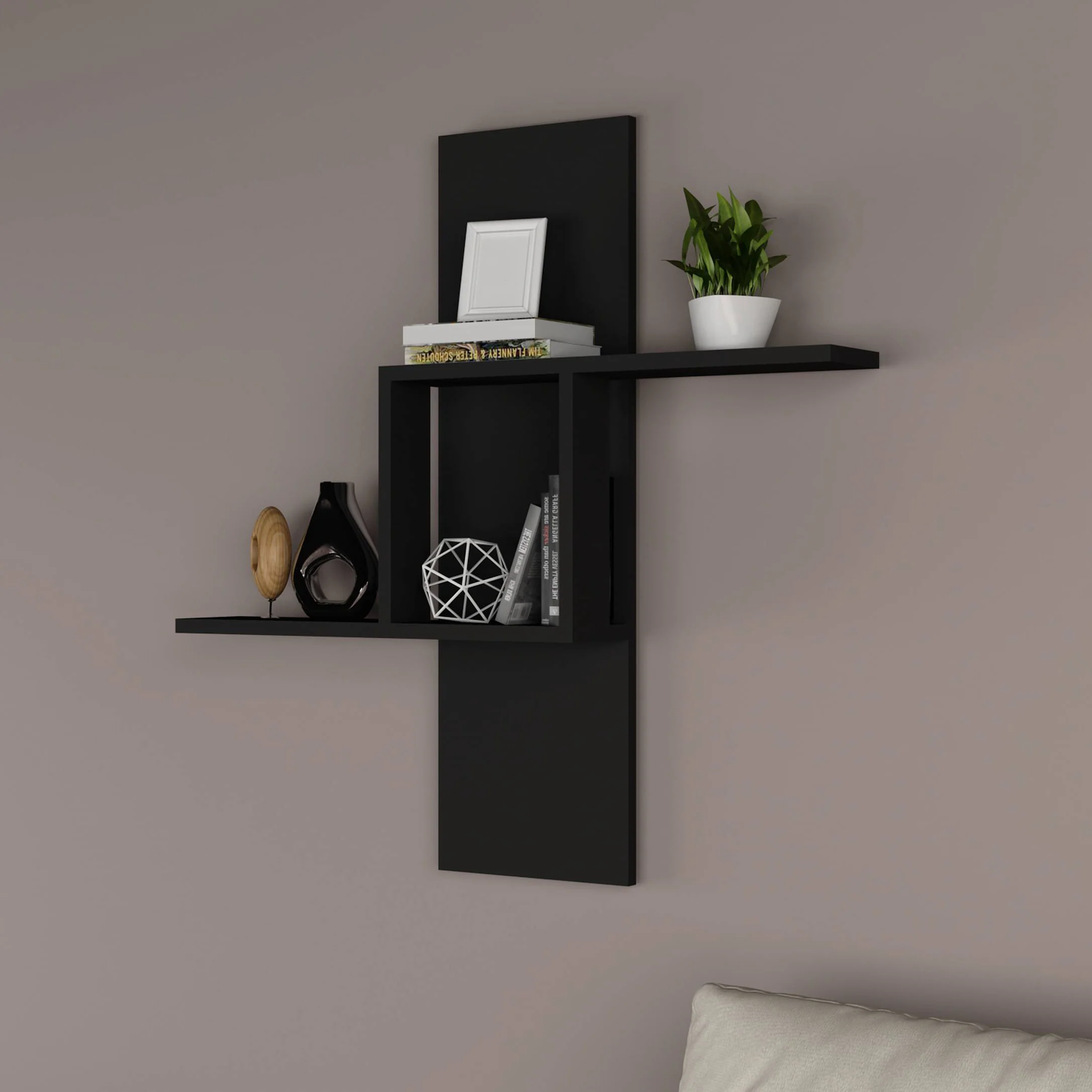 أرفف حائط ديكور 15×90سم - LOG75 - Image 1