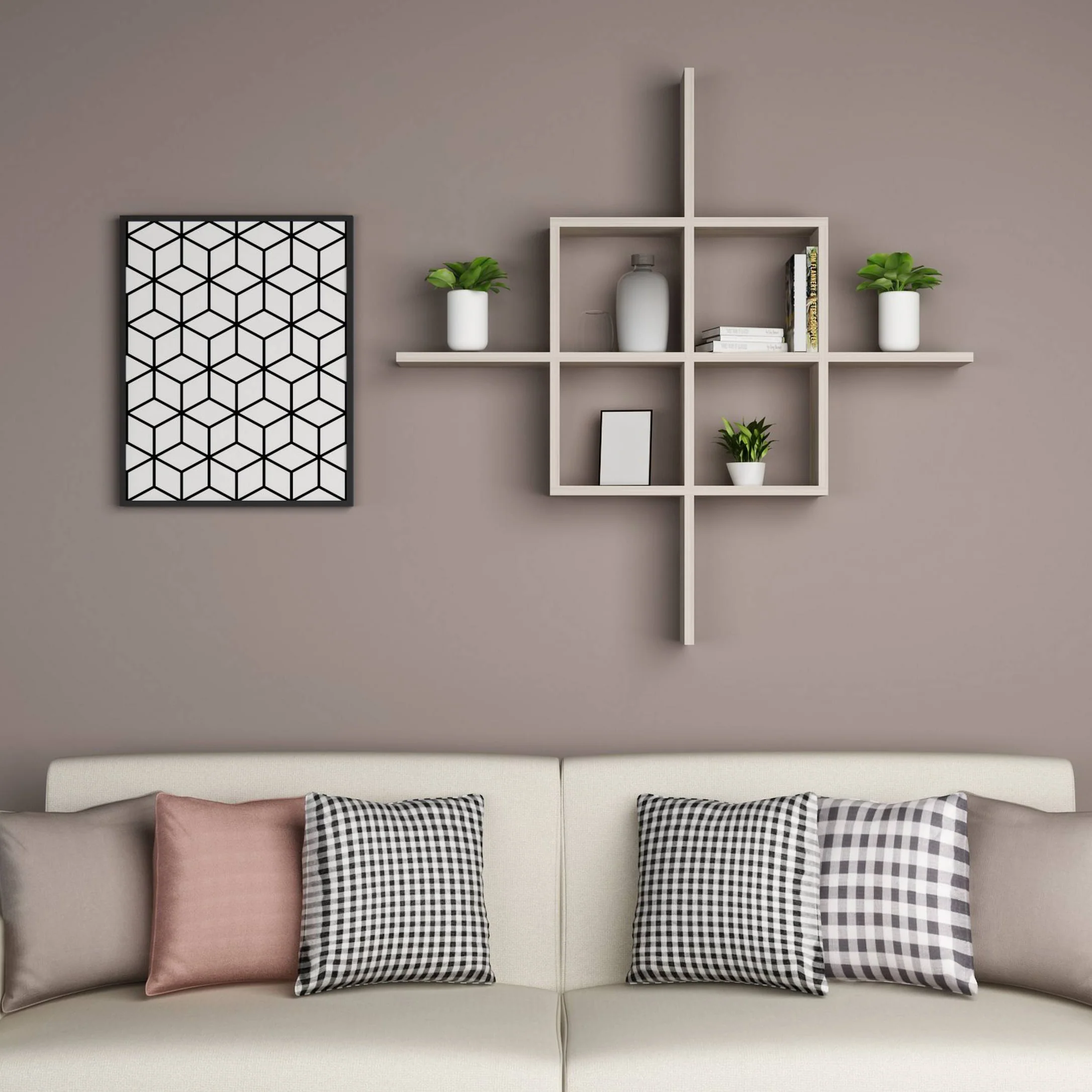 أرفف حائط ديكور 15×60سم - LOG103 - Image 1