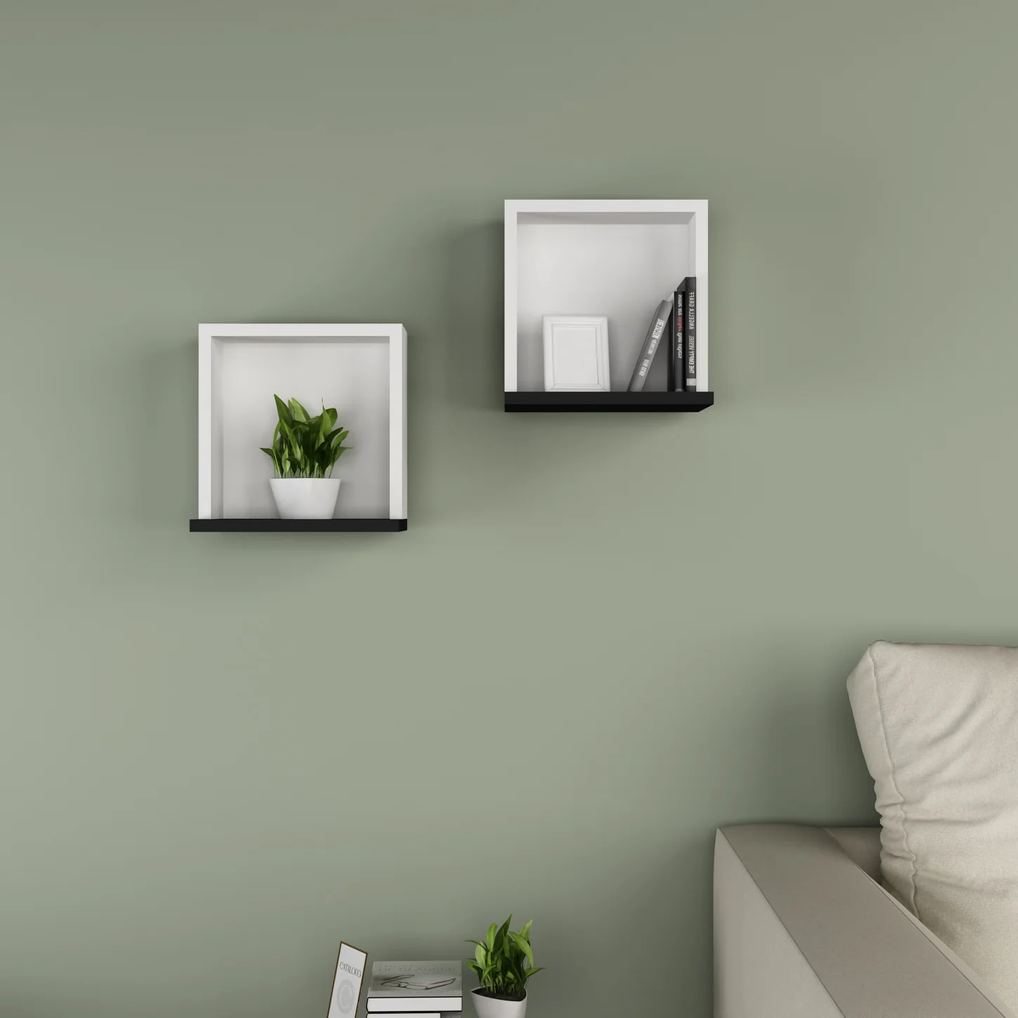 أرفف حائط ديكور 20×30سم - LOG51 - Image 1