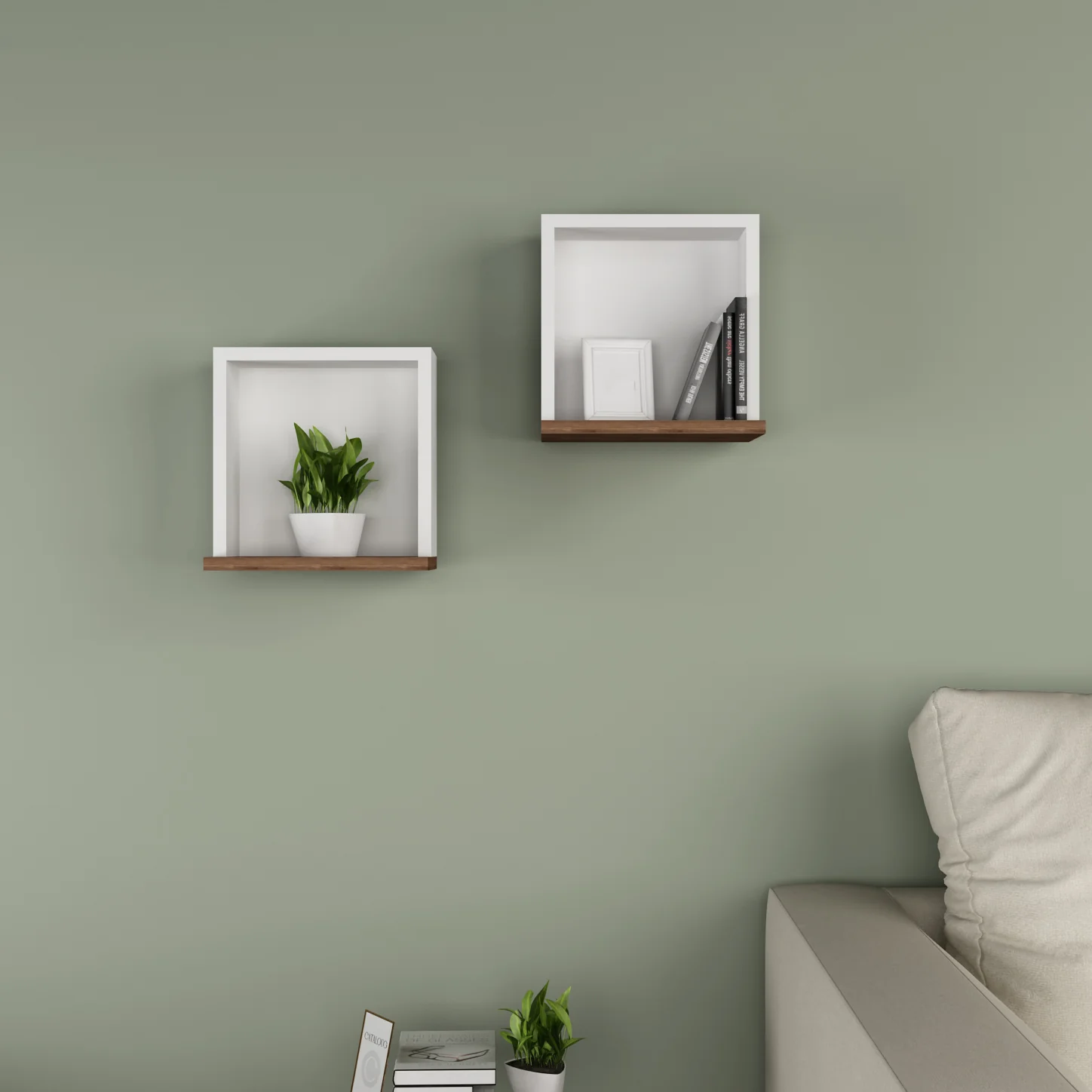 أرفف حائط ديكور  20×30سم - LOG49 - Image 1