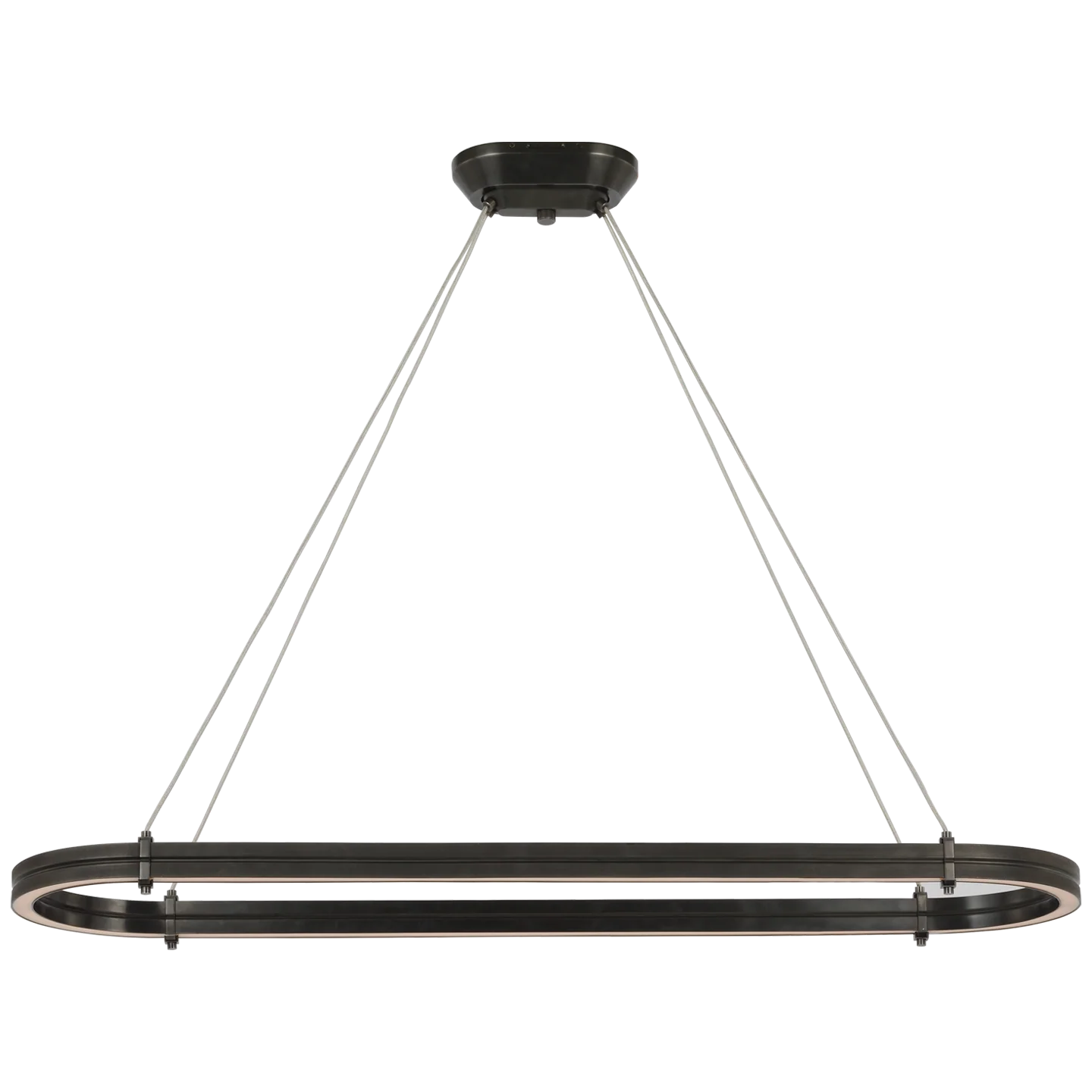 Paxton 54" Oval Linear Chandelier - Image 1