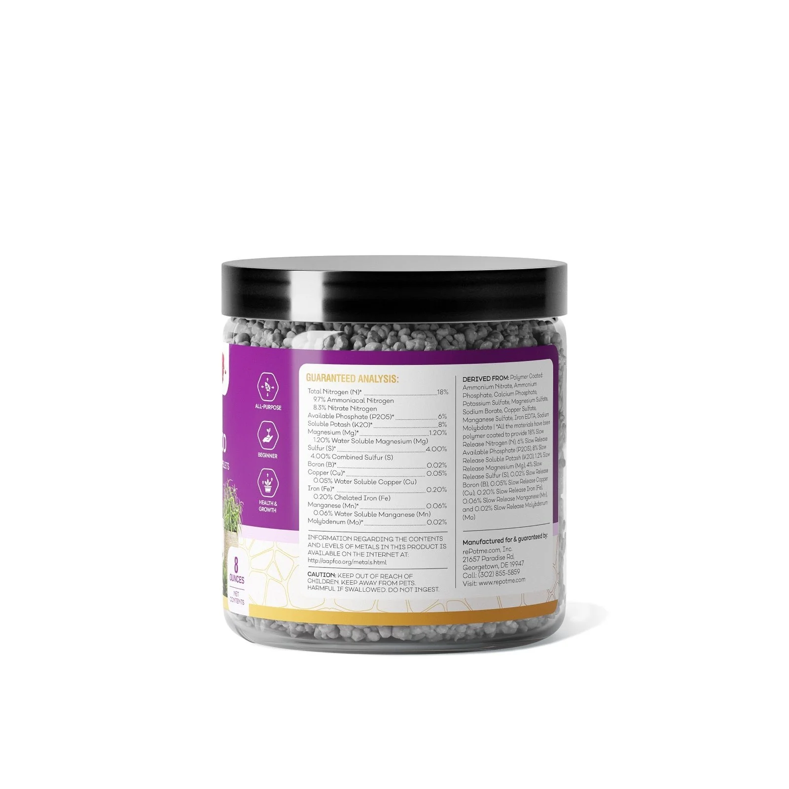 FEED ME! Time Release Houseplant Food (18-6-8) - 8 oz - Image 3