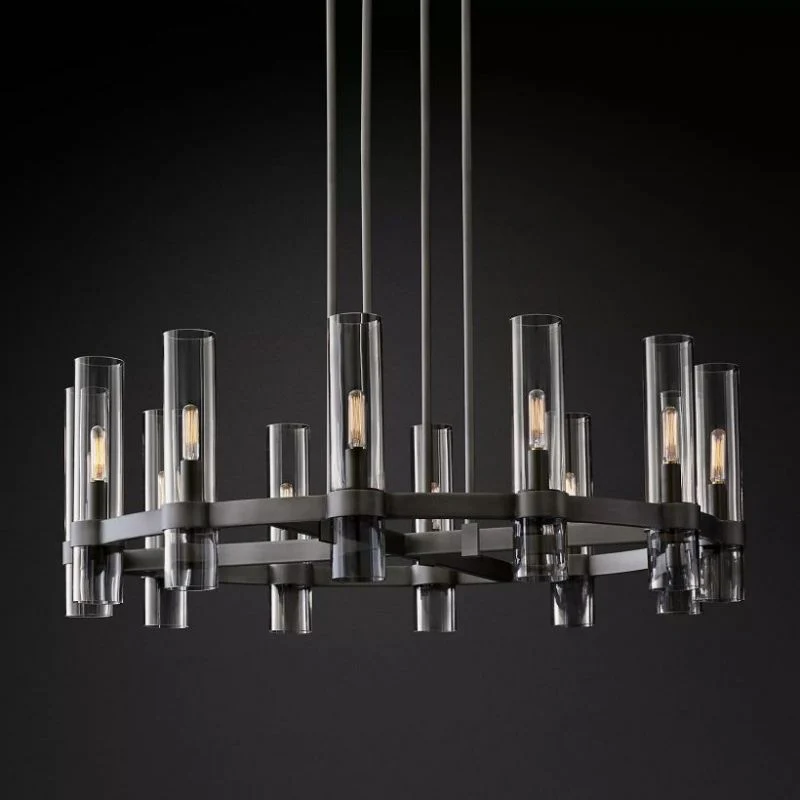 Ravelle Round Chandelier 36" - Image 2