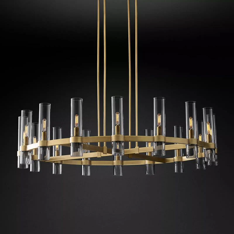Ravelle Round Chandelier 48" - Image 1