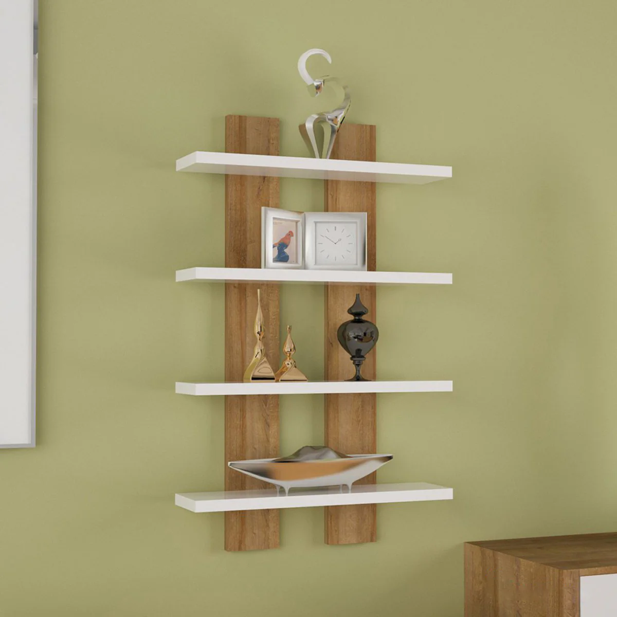 أرفف حائط ديكور 15×50سم - LOG83 - Image 1