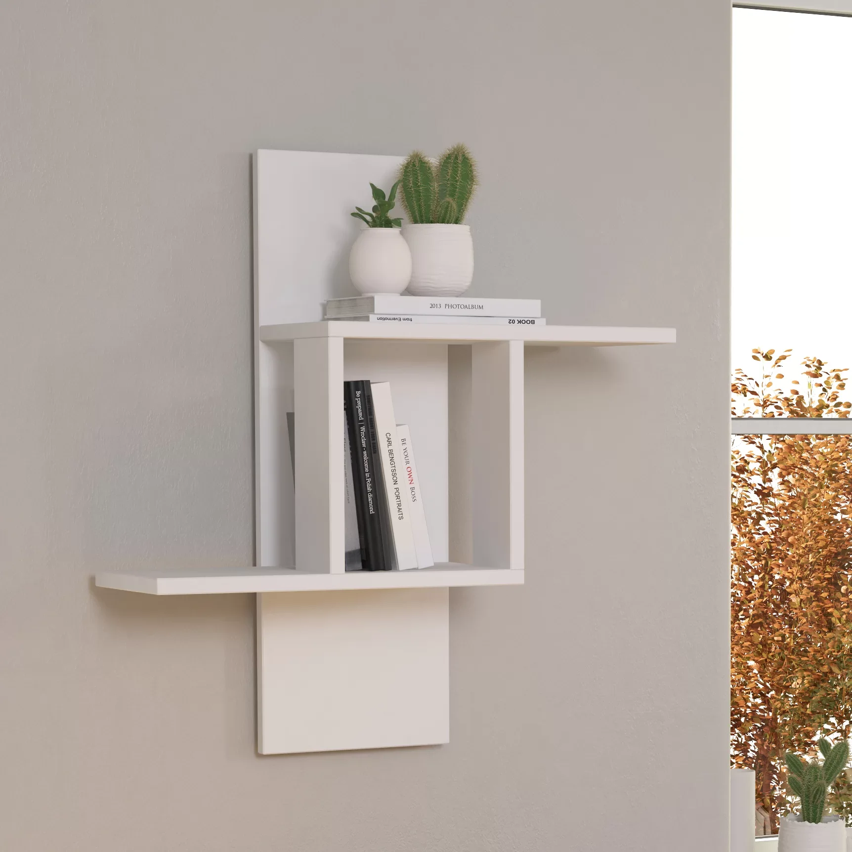 أرفف حائط ديكور 15×90سم - LOG73 - Image 1