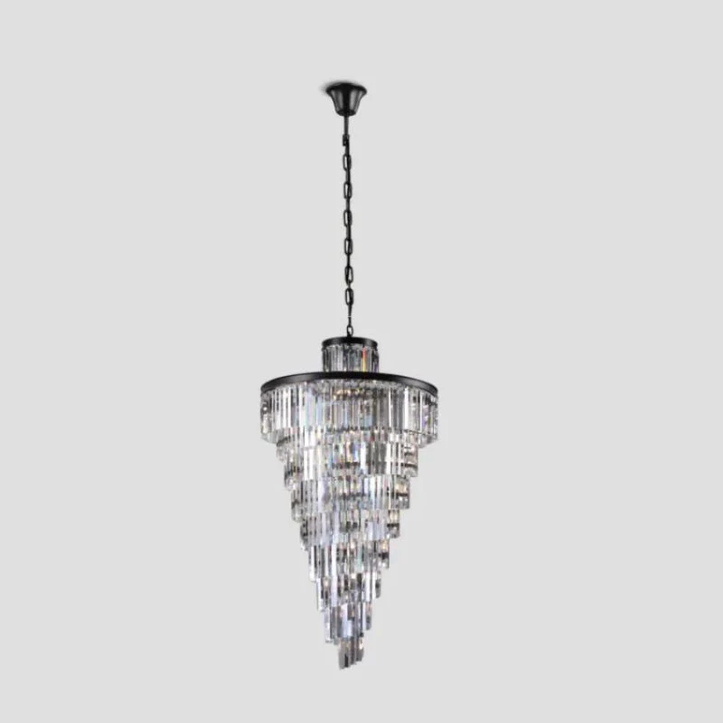 Rhea Spiral Tierd Crystal Chandelier - Image 2