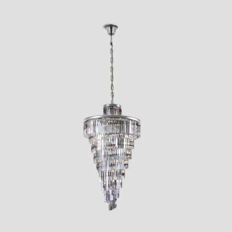 Rhea Spiral Tierd Crystal Chandelier - Image 3