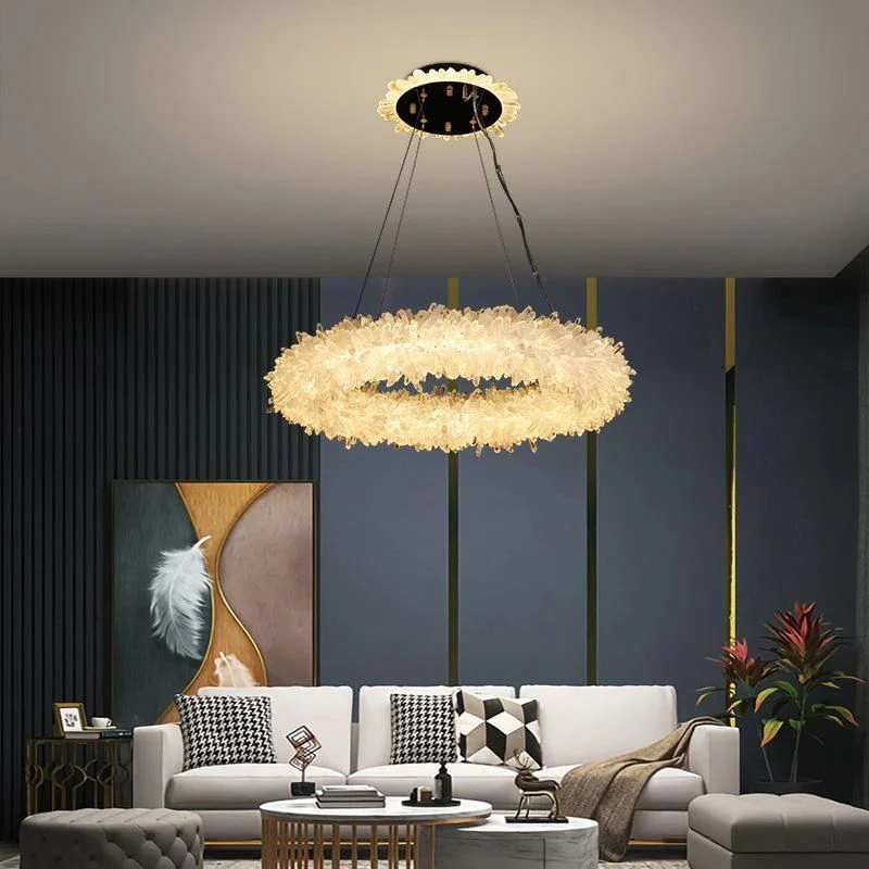 Rocast Crystal Halo Modern Chandelier - Image 2