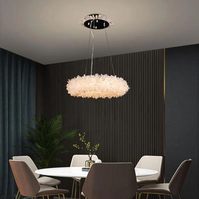 Rocast Crystal Halo Modern Chandelier - Image 1