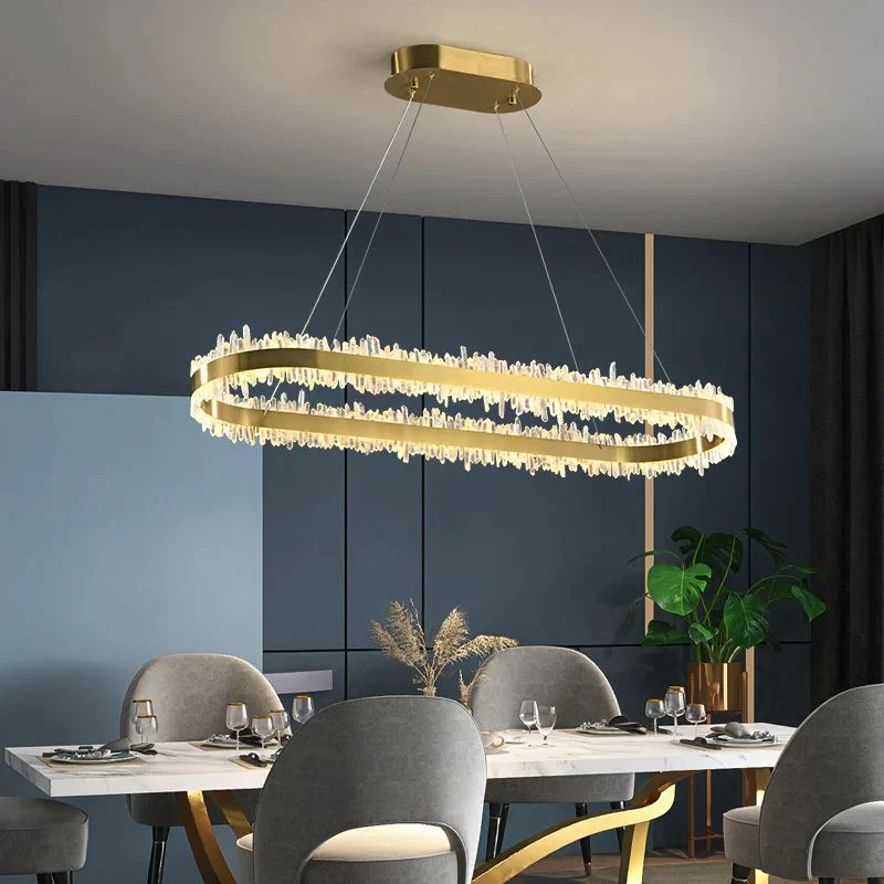 Rocast Crystal Oval Chandelier - Image 2