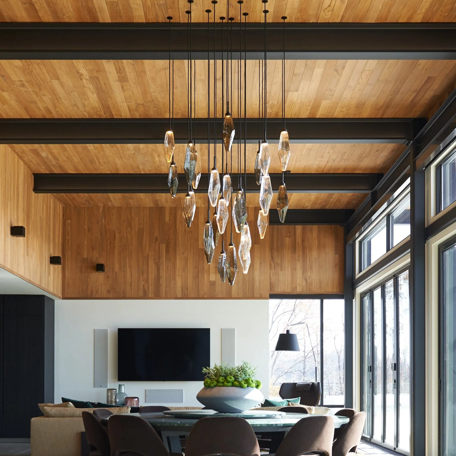 Rocast Crystal Pendant light - Image 2