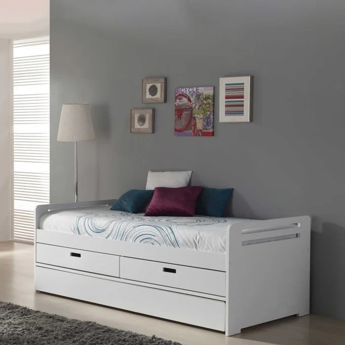 سرير دورين مع أدراج 100×200سم - SHR17 - Image 2