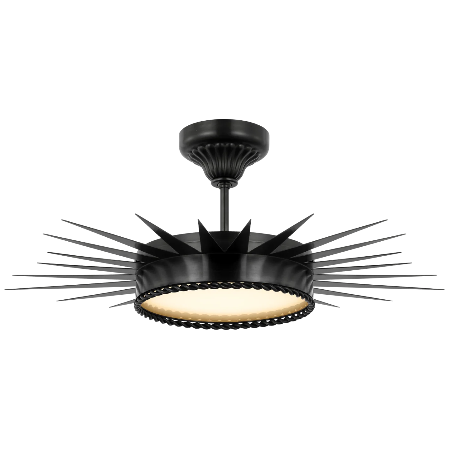 Soleil 28" Semi-Flush Mount - Image 1