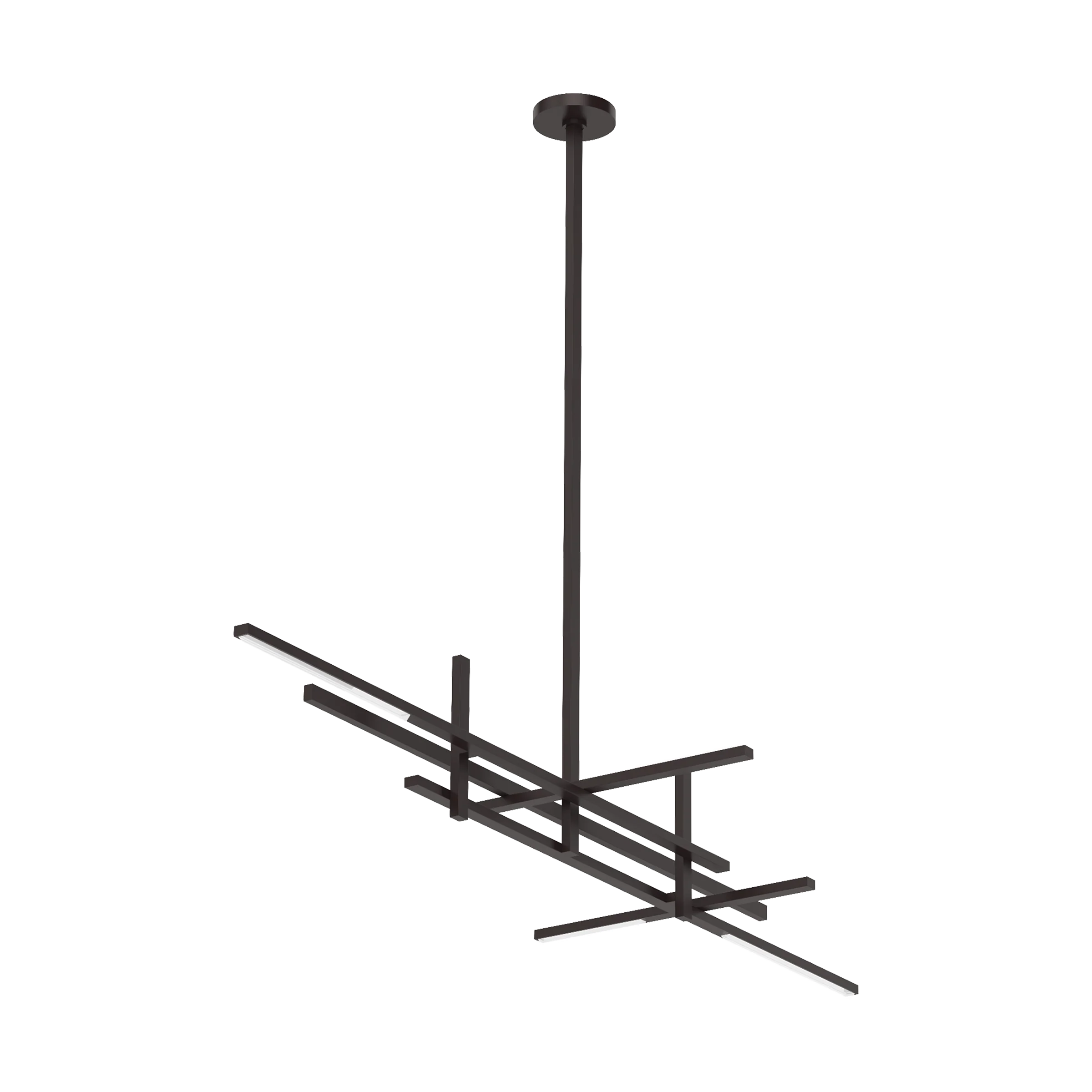 Cityscape Stacked X-Large Linear Chandelier - Image 1