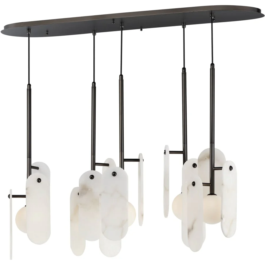 Studio M Megalith 5 Light 48" Wide LED Linear Chandelier by Nina Magon - Image 1