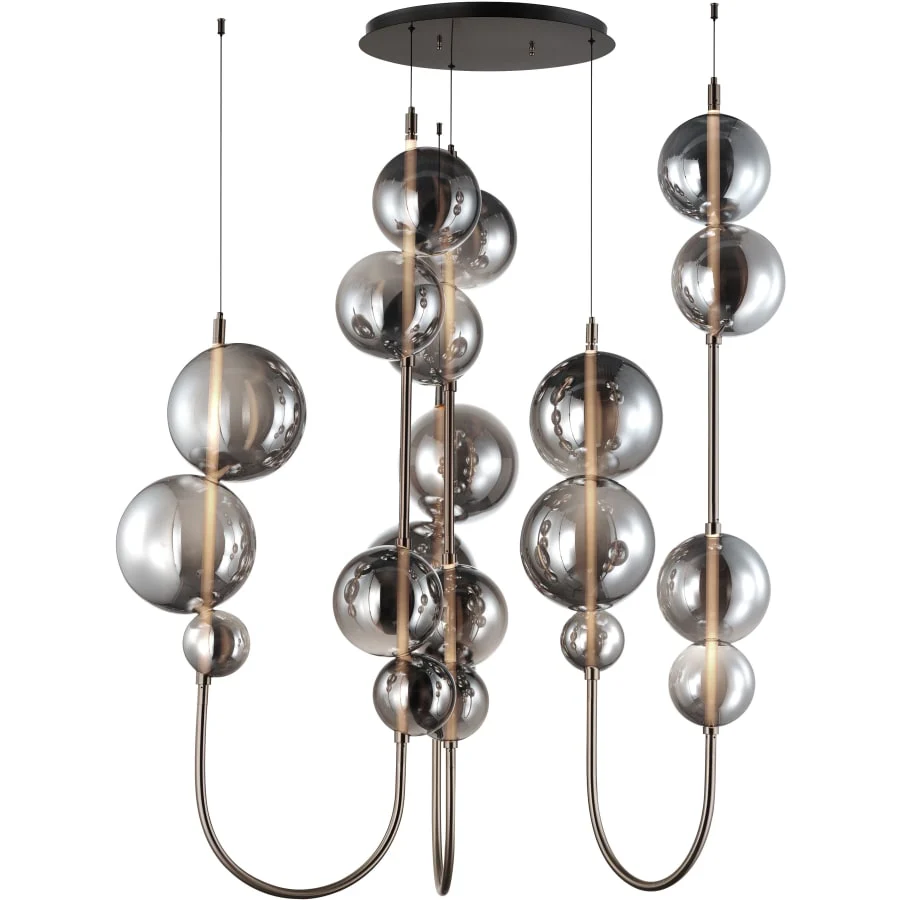 Studio M Dreamer 59" Wide LED Abstract Multi Light Pendant - Image 1