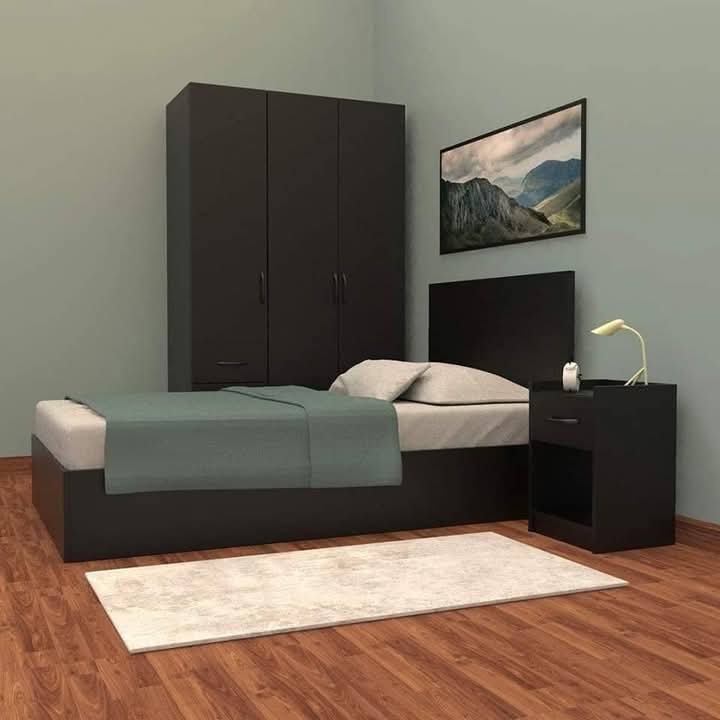 غرفة نوم - 3 قطع - TEAK24 - Image 1