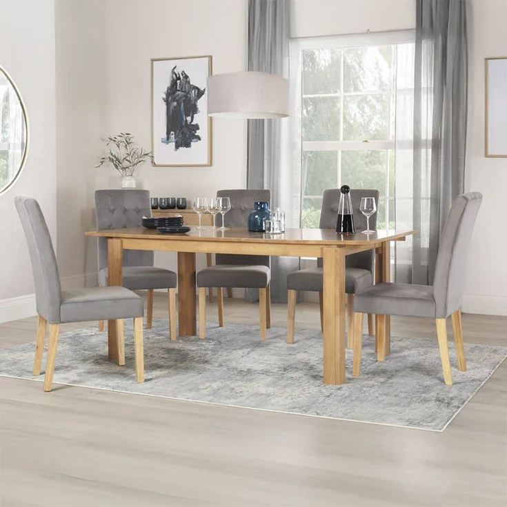 ترابيزة سفرة - 7 قطع - TEAK17 - Image 1