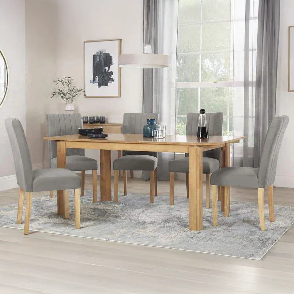 ترابيزة سفرة - 7 قطع - TEAK18 - Image 1