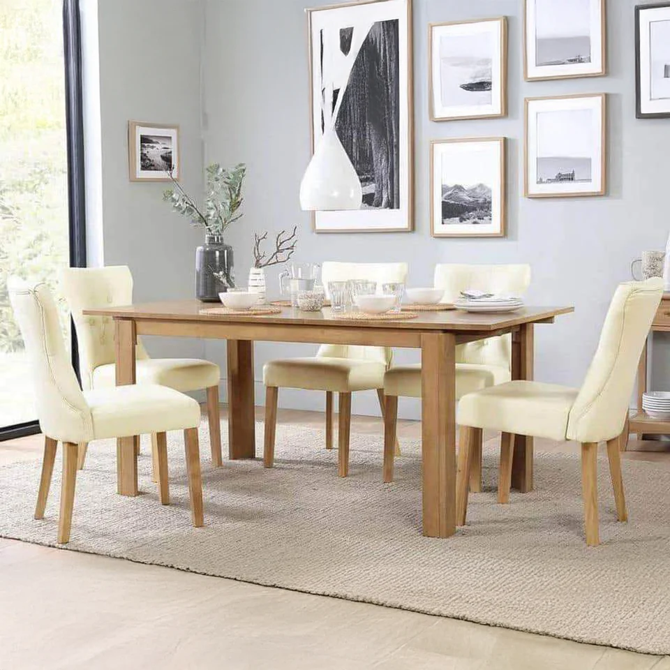 ترابيزة سفرة - 7 قطع - TEAK19 - Image 1