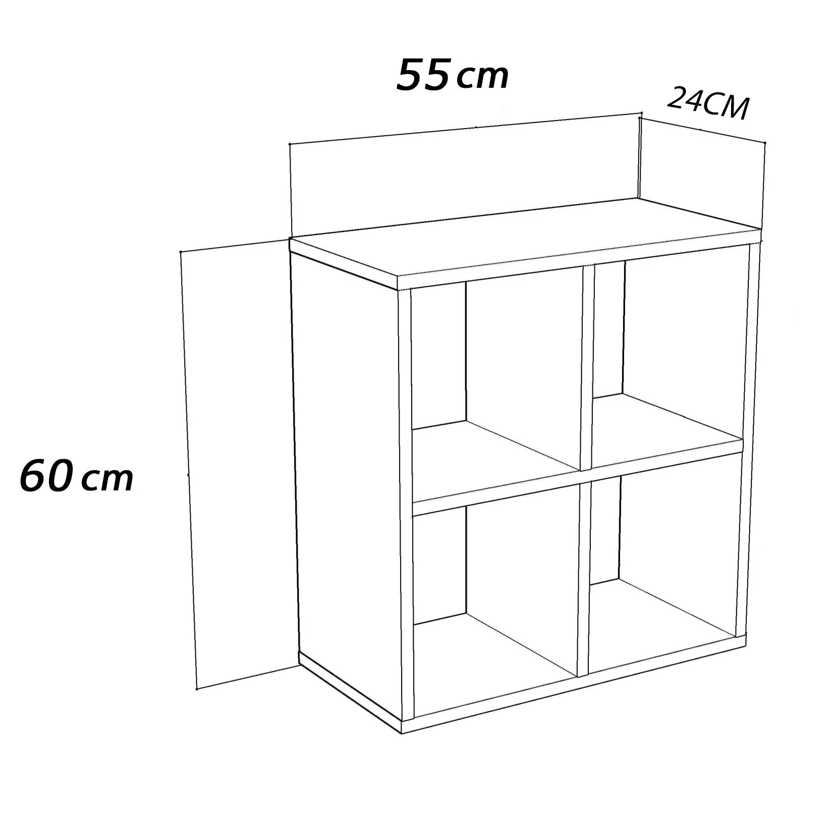 ترابيزة جانبية 55×24سم- FAN109 - Image 3
